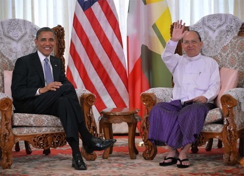 Tháng 11 năm 2012, Tổng thống Mỹ Barack Obama thăm Myanmar